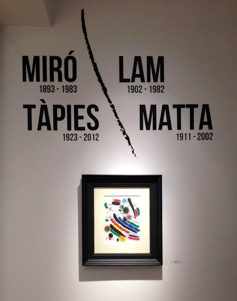 Miró · Tàpies / Lam · Matta